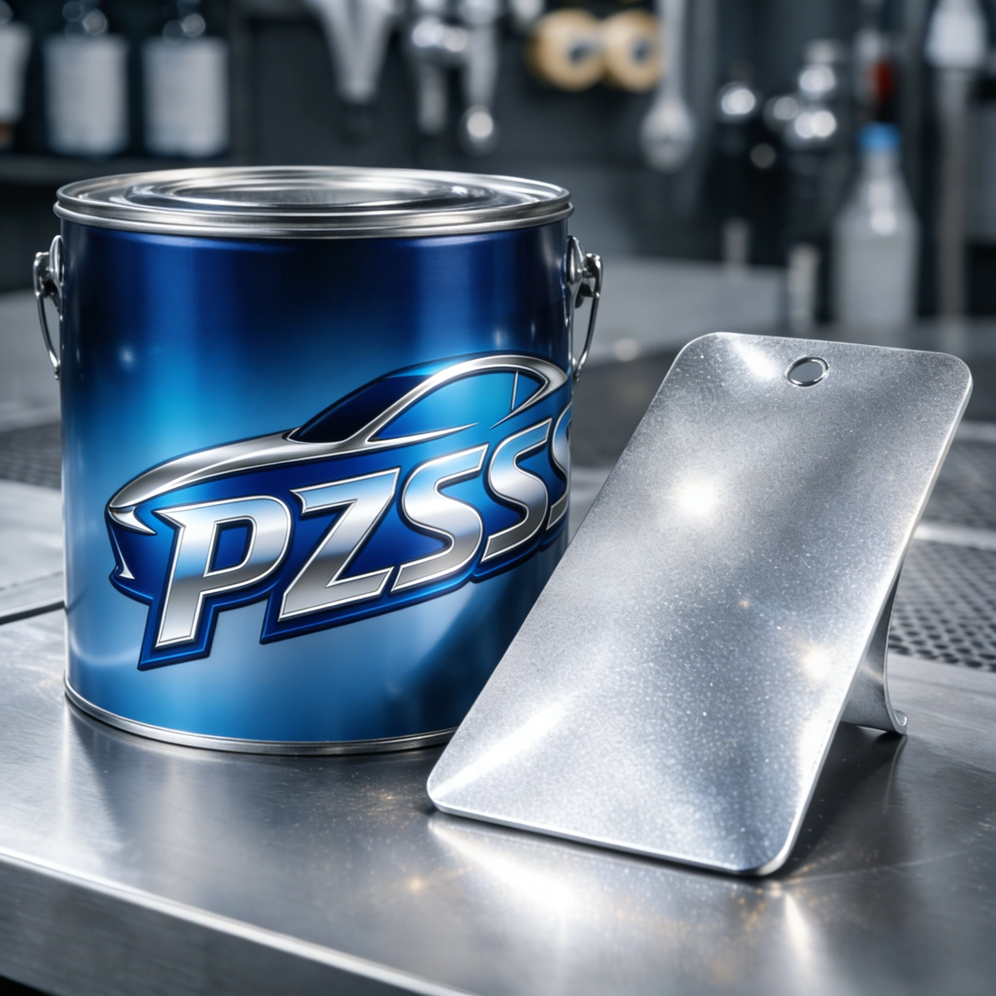 PZSSS银色闪光汽车油漆