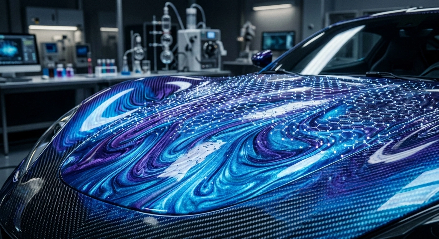 高档油漆涂料漆面的汽车